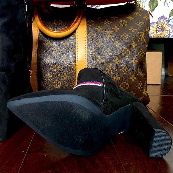 Black Suede Bootie - Picture 4 of 4